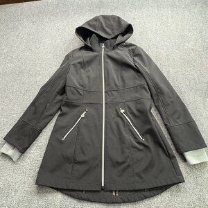 Betsy Johnson‎ Coat Women’s Large Full Zip Black Jacket Neutral Charm Tassels